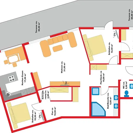 斯波特于特菲戈尔公寓 *